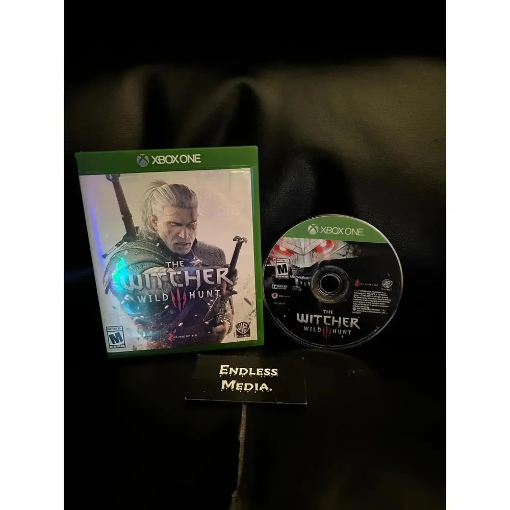 Witcher 3: Wild Hunt Microsoft Xbox One Item and Box Video Game
